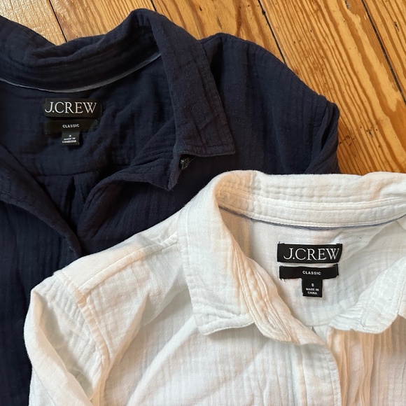 J Crew Gauze Button Down Shirts (Lot of 2) - Picture 2 of 2